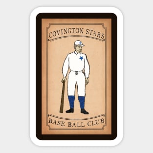 Covington Stars 1875 Base Ball Card Sticker